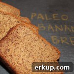 slice of paleo banana bread
