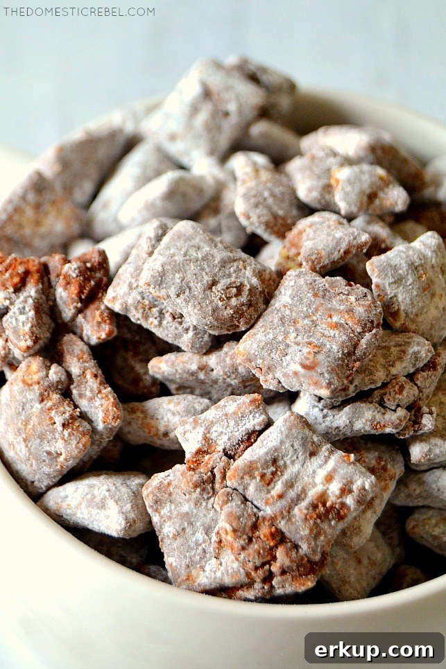 Closeup cluster of muddy buddies