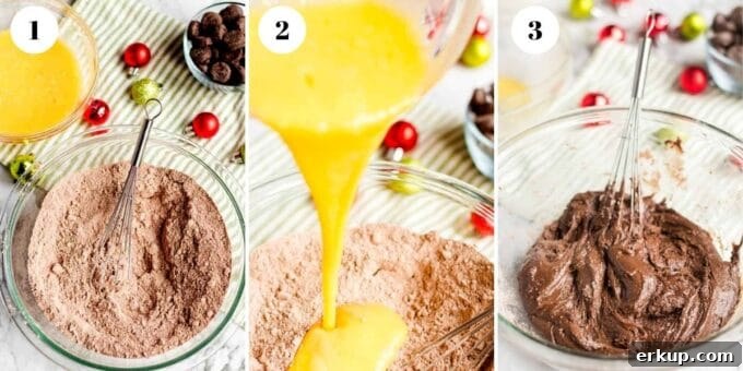20-Minute Cake Mix Cookies Recipe 2 Mixing cookie batter in a bowl.