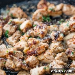 Garlic Parmesan Chicken Bites Recipe | BestRecipeBox.com