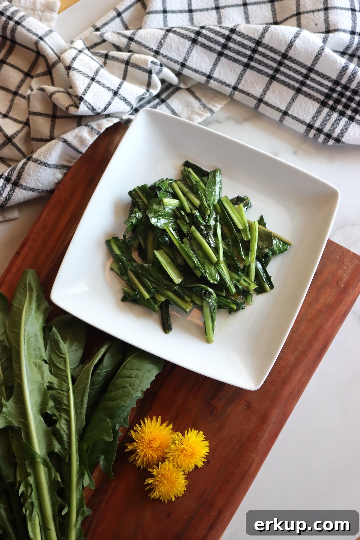 Cooked Dandelion Greens