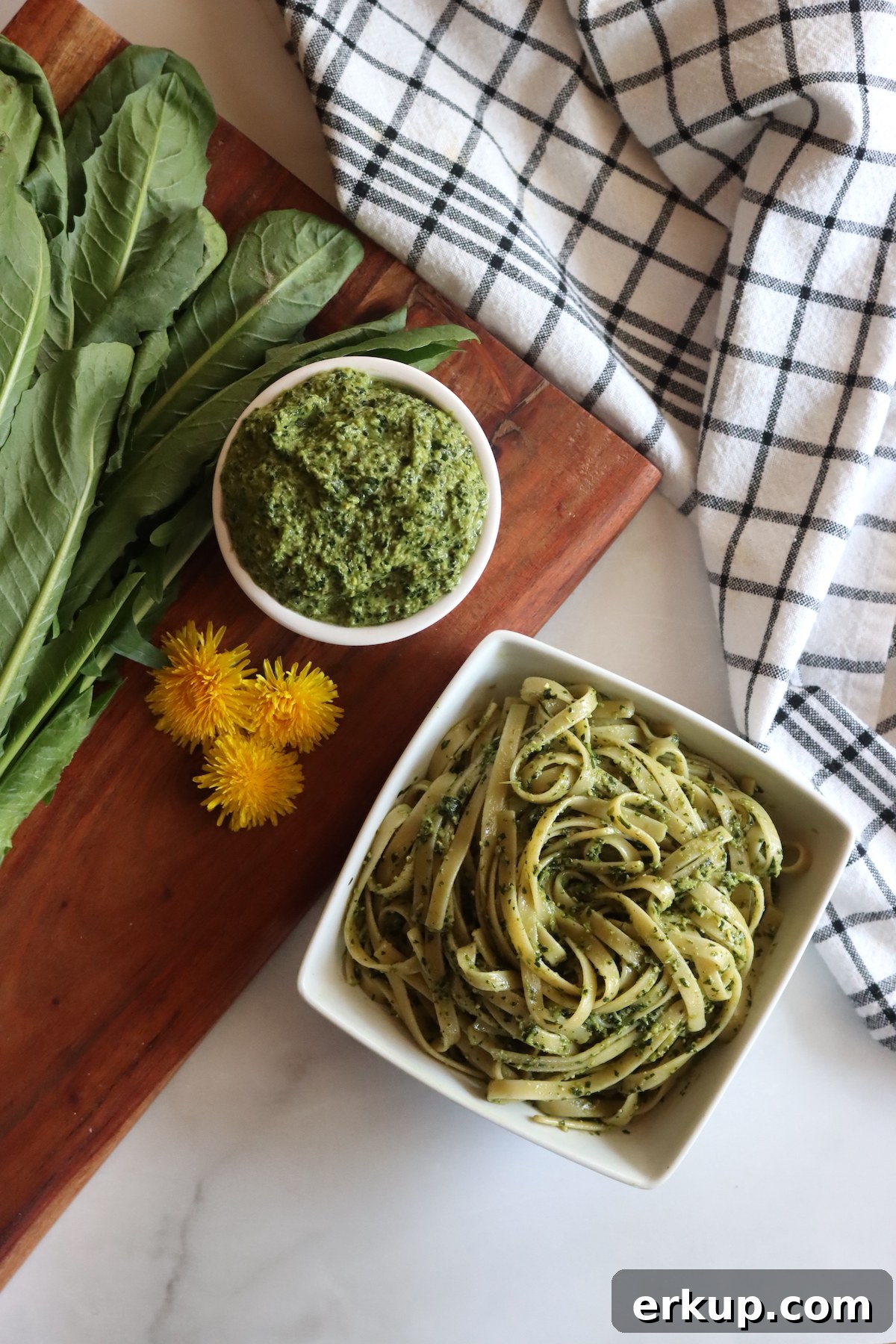 Dandelion Greens Pesto
