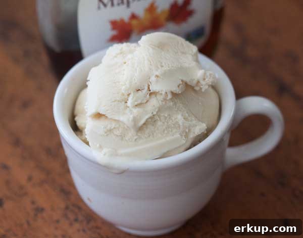 maple ice cream
