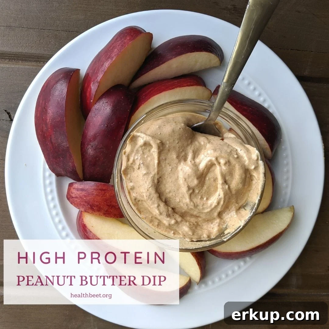 9 Sweet and Savory Low-Calorie Dip Recipes for Snacking 7 High protein peanut butter dip with protein powder and dates