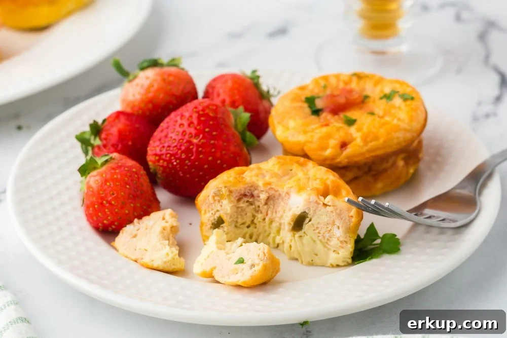 WW muffin tin eggs with strawberries listed in Weight Watchers low point snacks.