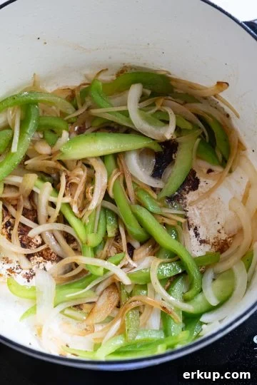 sauteed peppers and onions