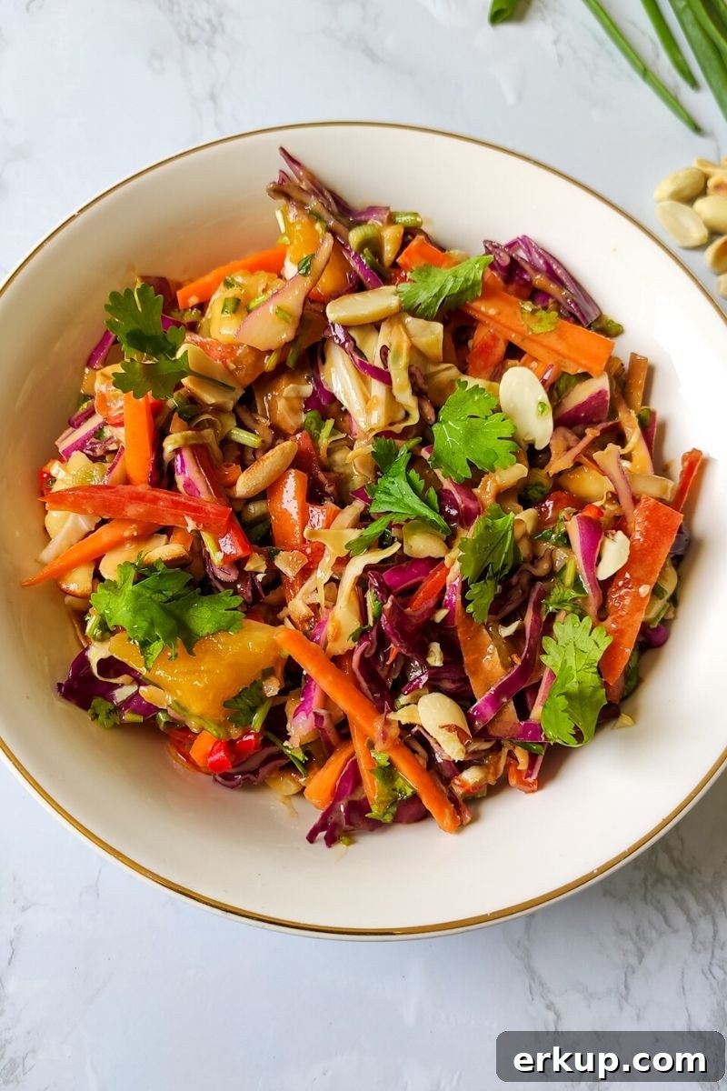Thai cabbage salad