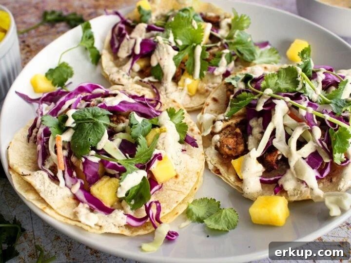 jerk chicken tacos