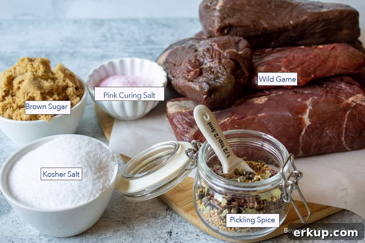 Roasts along with small bowls filled with sugar, salt and spices.
