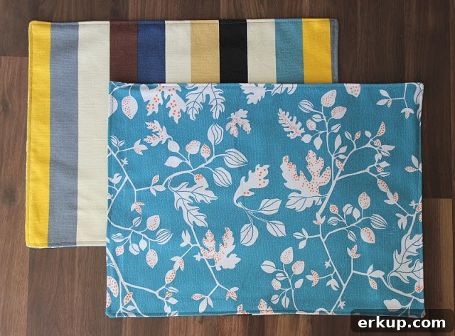 DIY Reversible Placemat: Step-by-Step Sewing Tutorial 3 reversible place mats