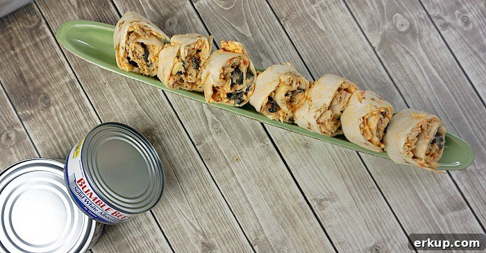 how to make tuna and pimento cheese roll-ups fb