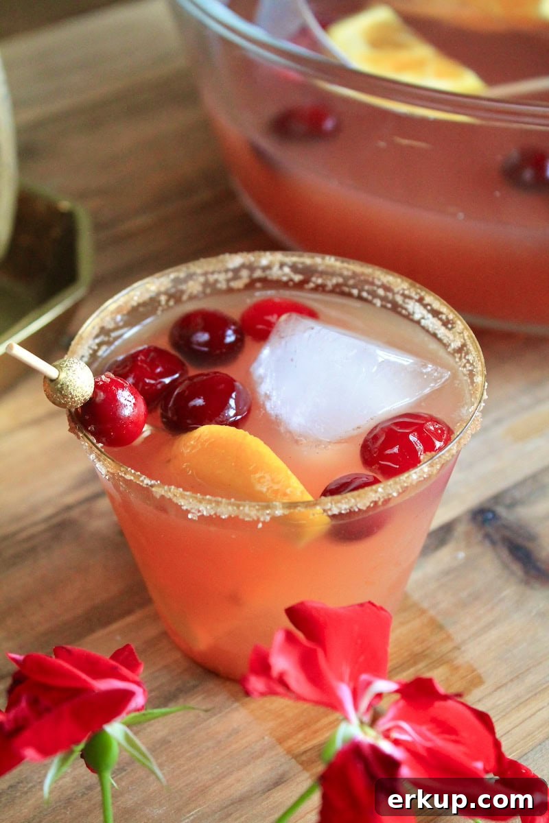 fruity cranberry punch