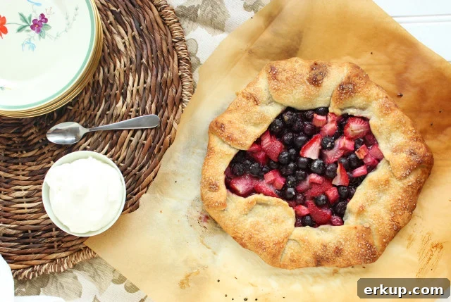 Berry Rhubarb Crostata Recipe with Vanilla Bean Whipped Cream 3 Berry Rhubarb Crostata with Vanilla Bean Whipped Cream | The Suburban Soapbox