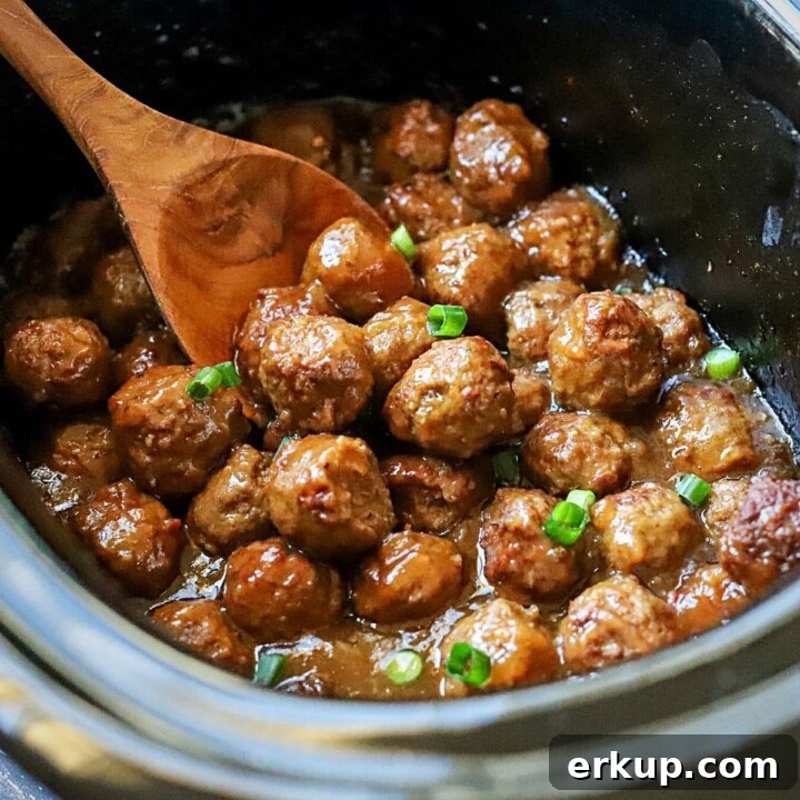Slow Cooker Teriyaki Meatballs