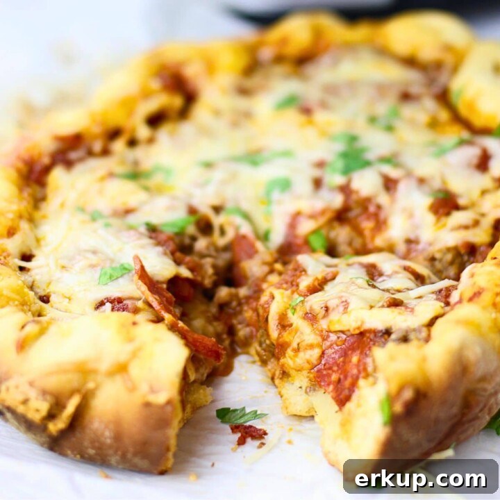 Crockpot Deep Dish Pizza