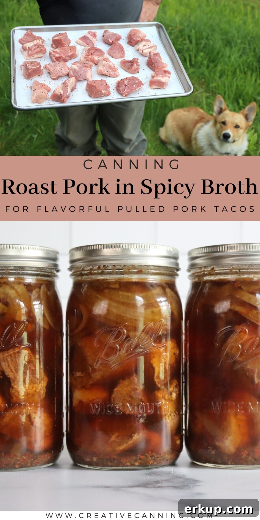 Canning Roast Pork in Spicy Broth Recipe