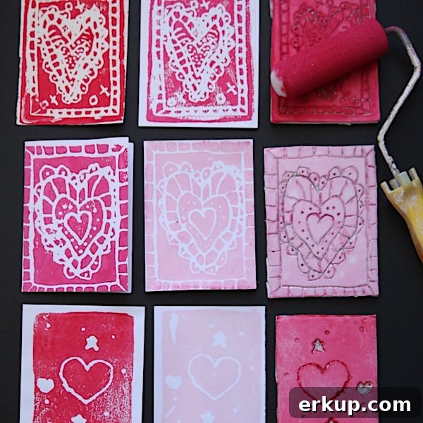 15 Valentine's Day Crafts for Kids Ages 5 to 10 11 square image valentines block print