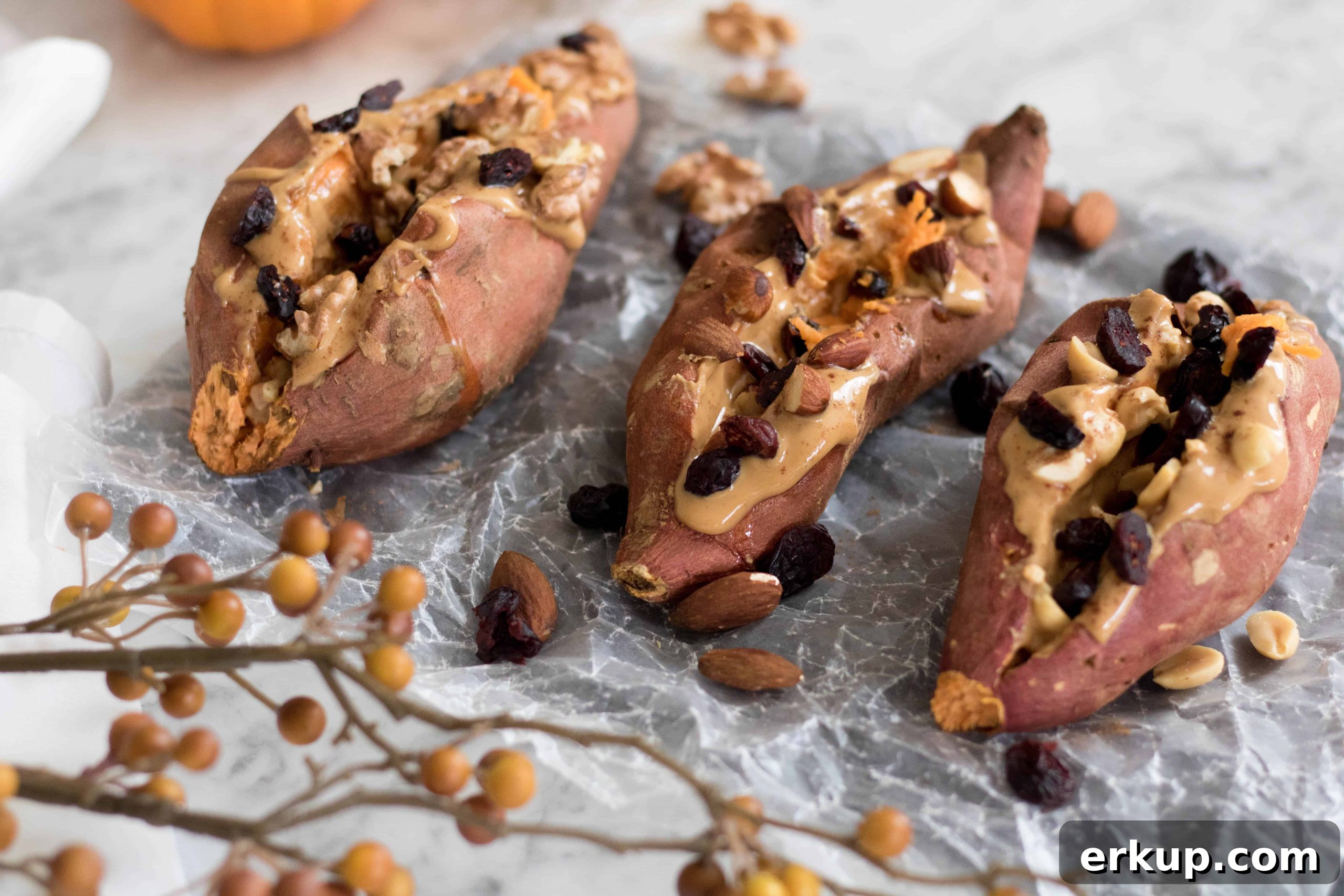 Fall Stuffed Sweet Potatoes with Maple, Pecans and Cranberries 5 Stuffed Sweet potatoes recipe
