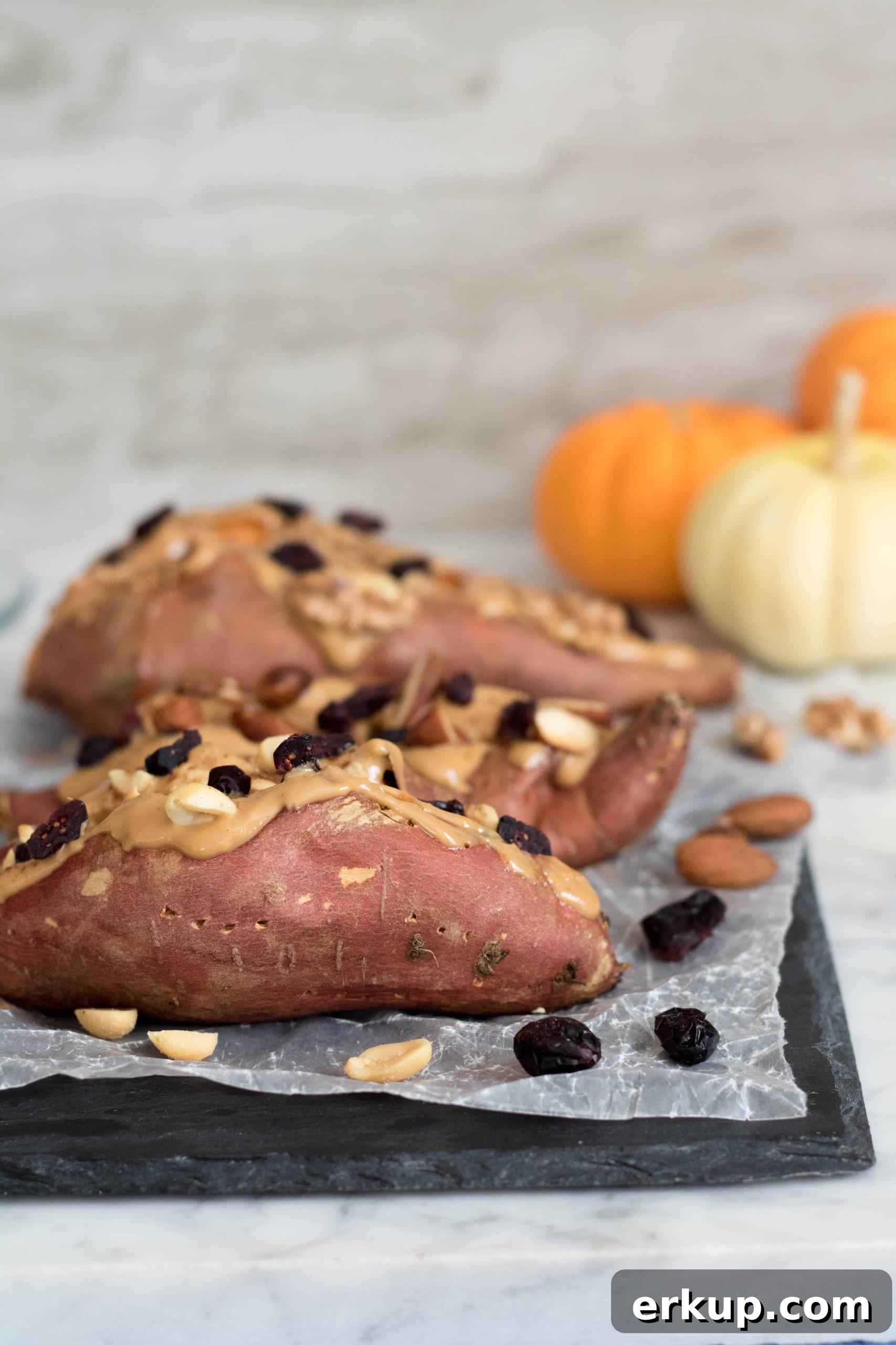 Fall Stuffed Sweet Potatoes with Maple, Pecans and Cranberries 6 fall Stuffed Sweet potatoes recipe