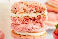 Homemade Strawberry Cake Mix Cookies