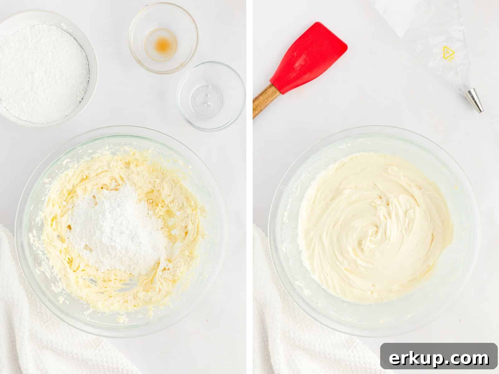 Homemade Strawberry Cake Mix Cookies 6 making homemade cream cheese icing