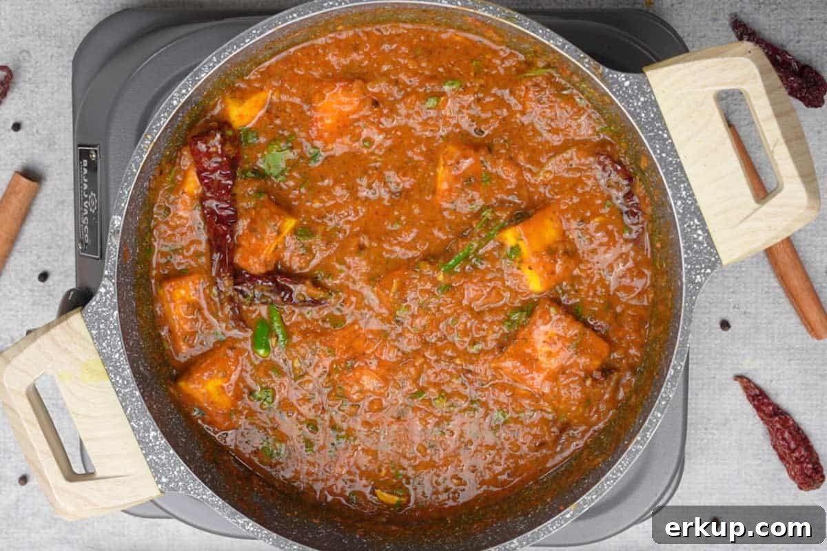Ready dhaba style paneer masala.
