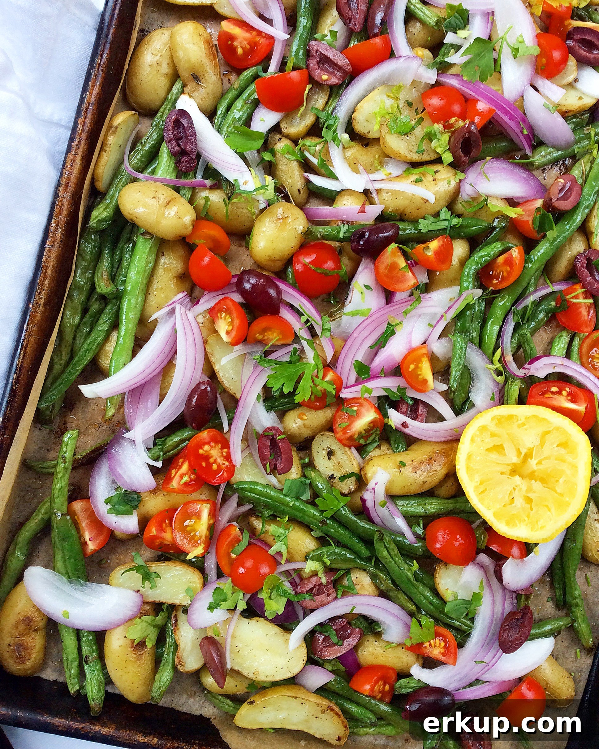 Roasted Green Bean & Potato Salad