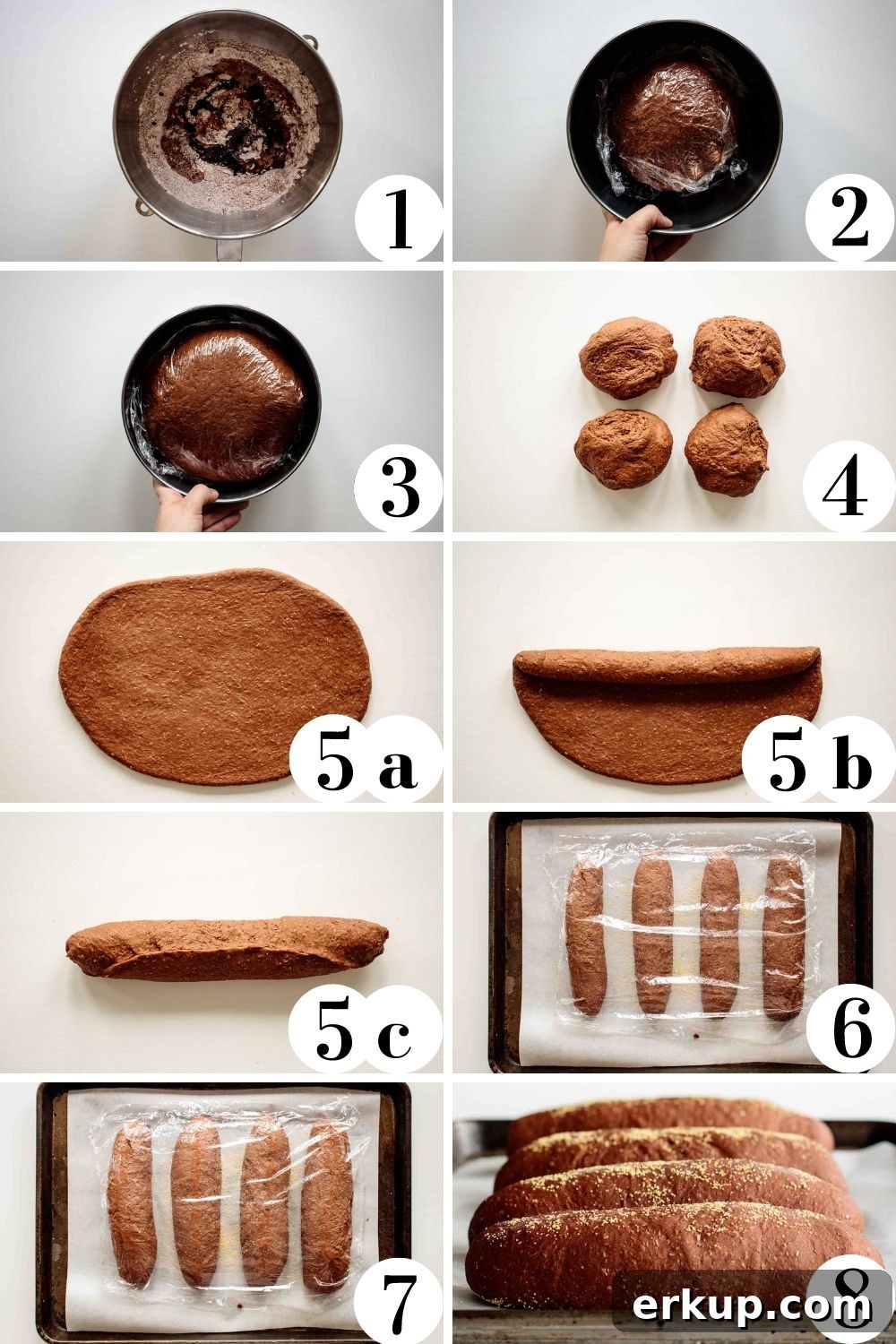 Step by step collage of how to make this copycat recipe.