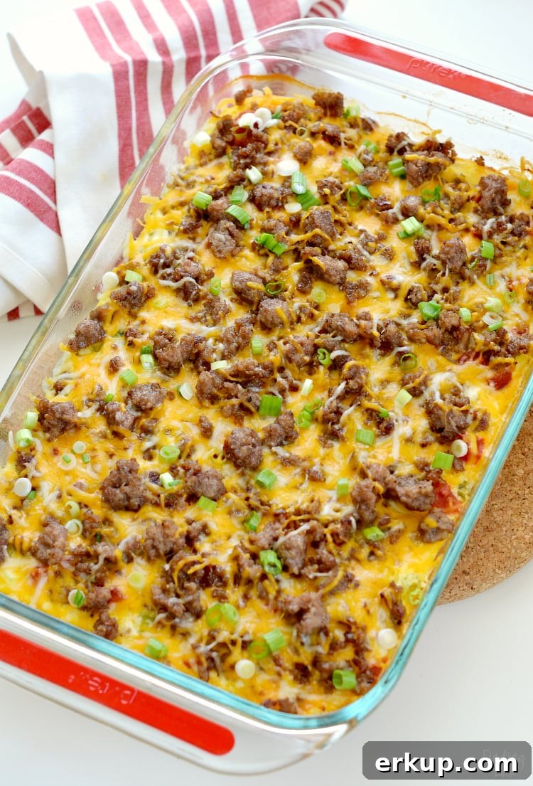 Sausage Egg Hash Brown Casserole Recipe