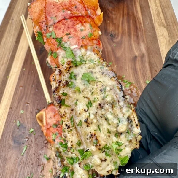 Garlic Butter Grilled Lobster Skewers 8 img 4853 8