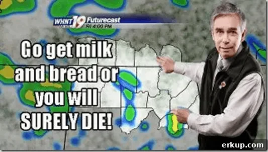 snow weather graphic