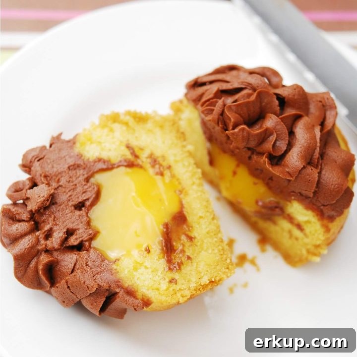 Boston Cream Pie Cupcakes (GF, DF, Egg, Soy, Peanut/Tree nut Free, Top 8 Free, Vegan) by Allergy Awesomeness