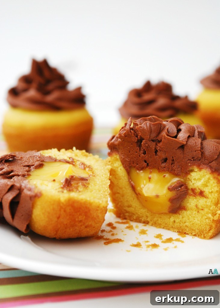 Boston Cream Pie Cupcakes final photo
