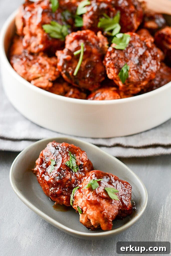 Slow Cooker Honey BBQ Meatballs - Easy Weeknight Meal