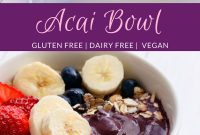 Gluten-Free Acai Breakfast Bowl Recipe with Fresh Toppings