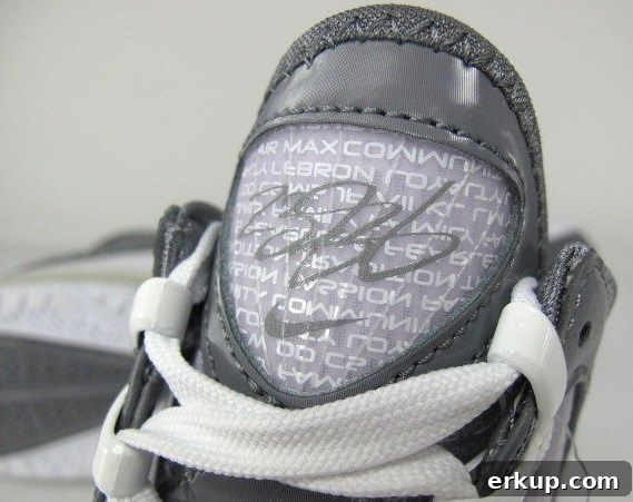 Nike LeBron VII Air Max in Cool Grey and White 7 Nike Air Max LeBron VII
