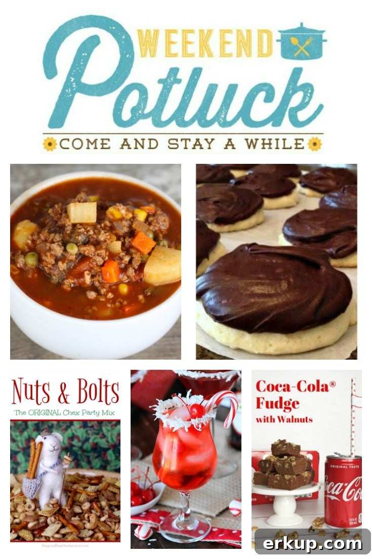 CHEESEBURGER SOUP - Weekend Potluck 354