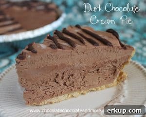 Dark Chocolate Cream Pie