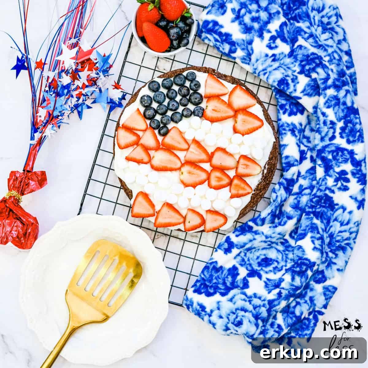 4th of July Brownies Cake