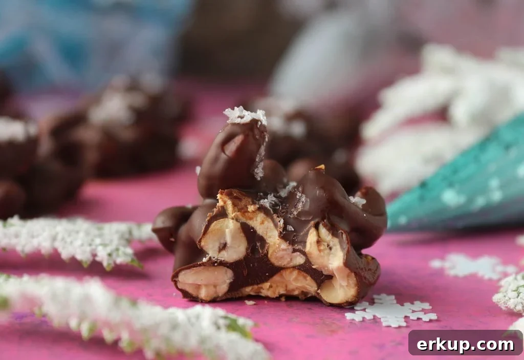 PaleOMG 4 Ingredient Chocolate Mint Cashew Clusters