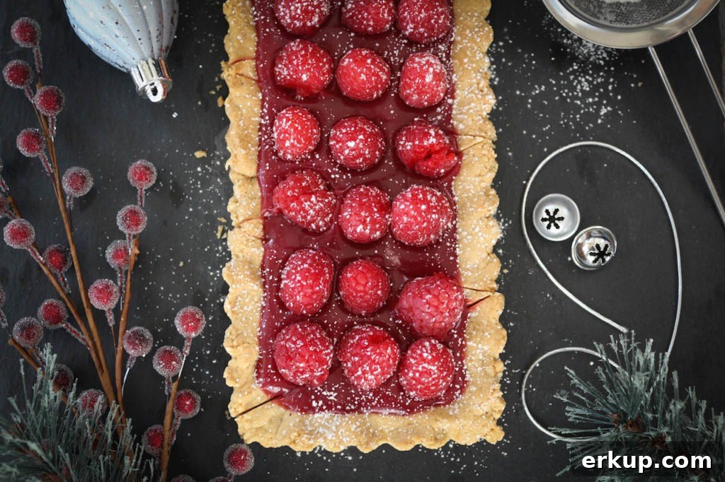 PaleOMG Raspberry Caramel Tart
