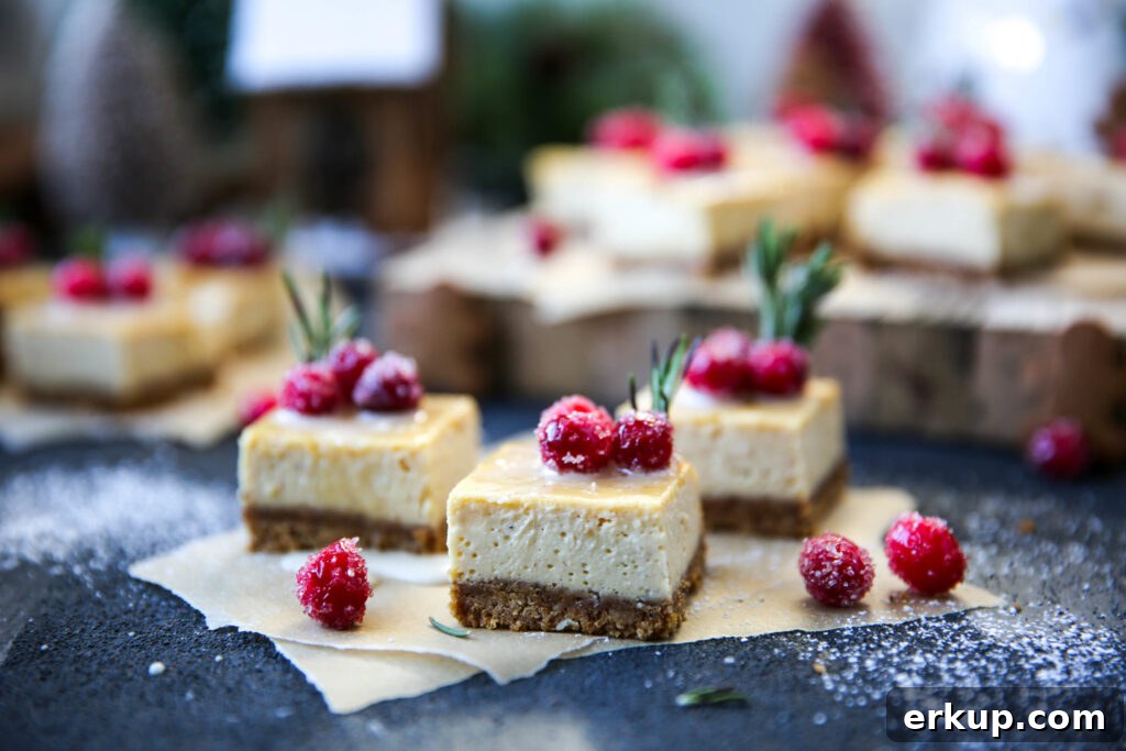 PaleOMG Eggnog Cheesecake Bars