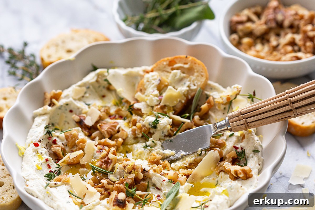 garlic and herb cheese boursin appetizer