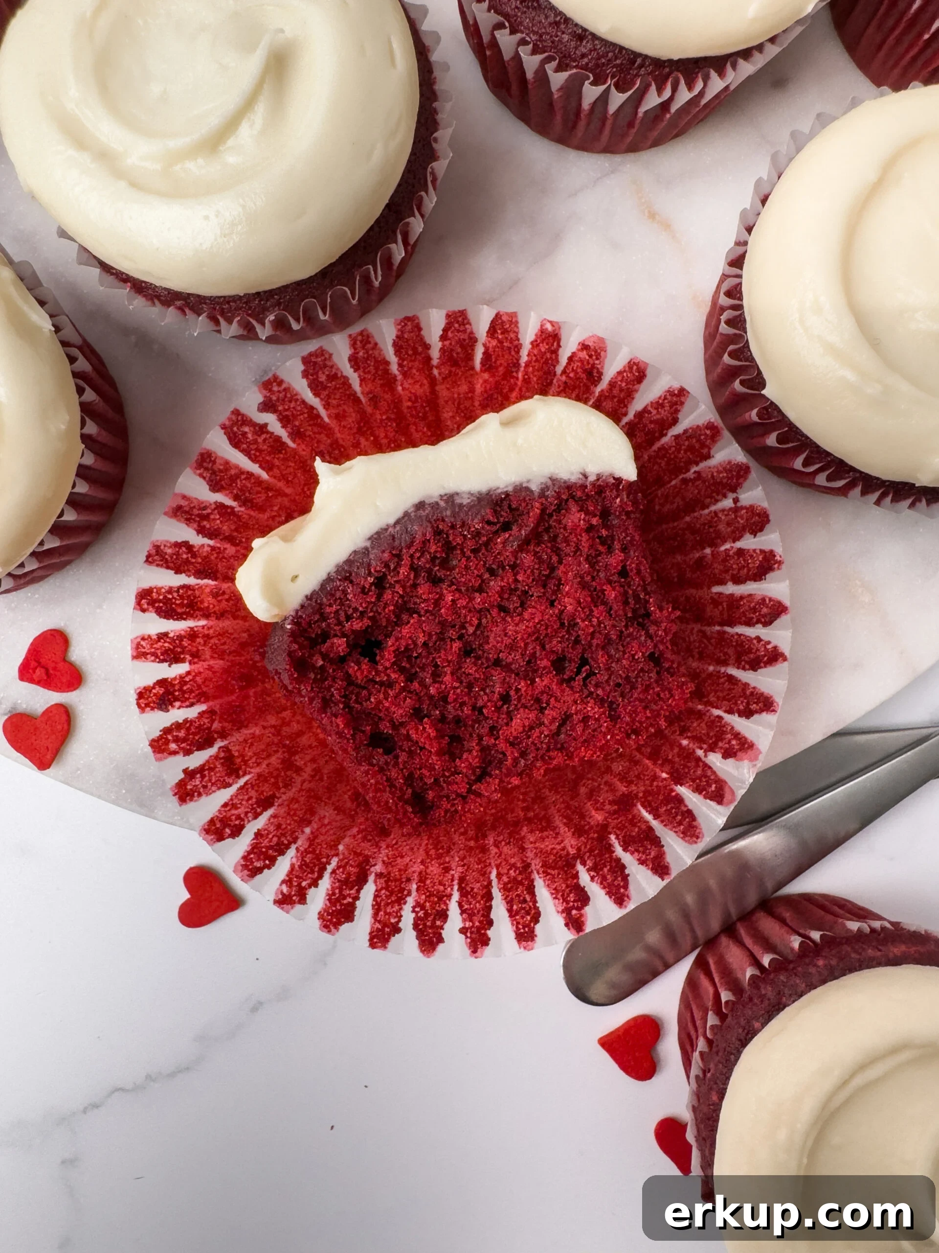 Cupcakes on a plate