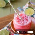 Coconut Lime Watermelon Slushie thumbnail