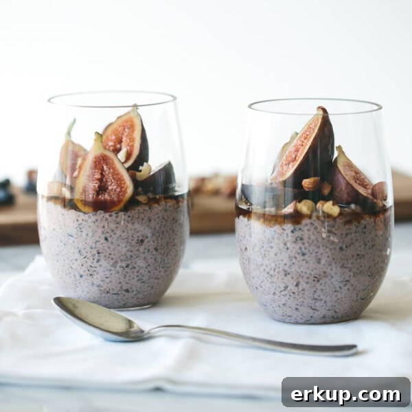 Blueberry chia pudding
